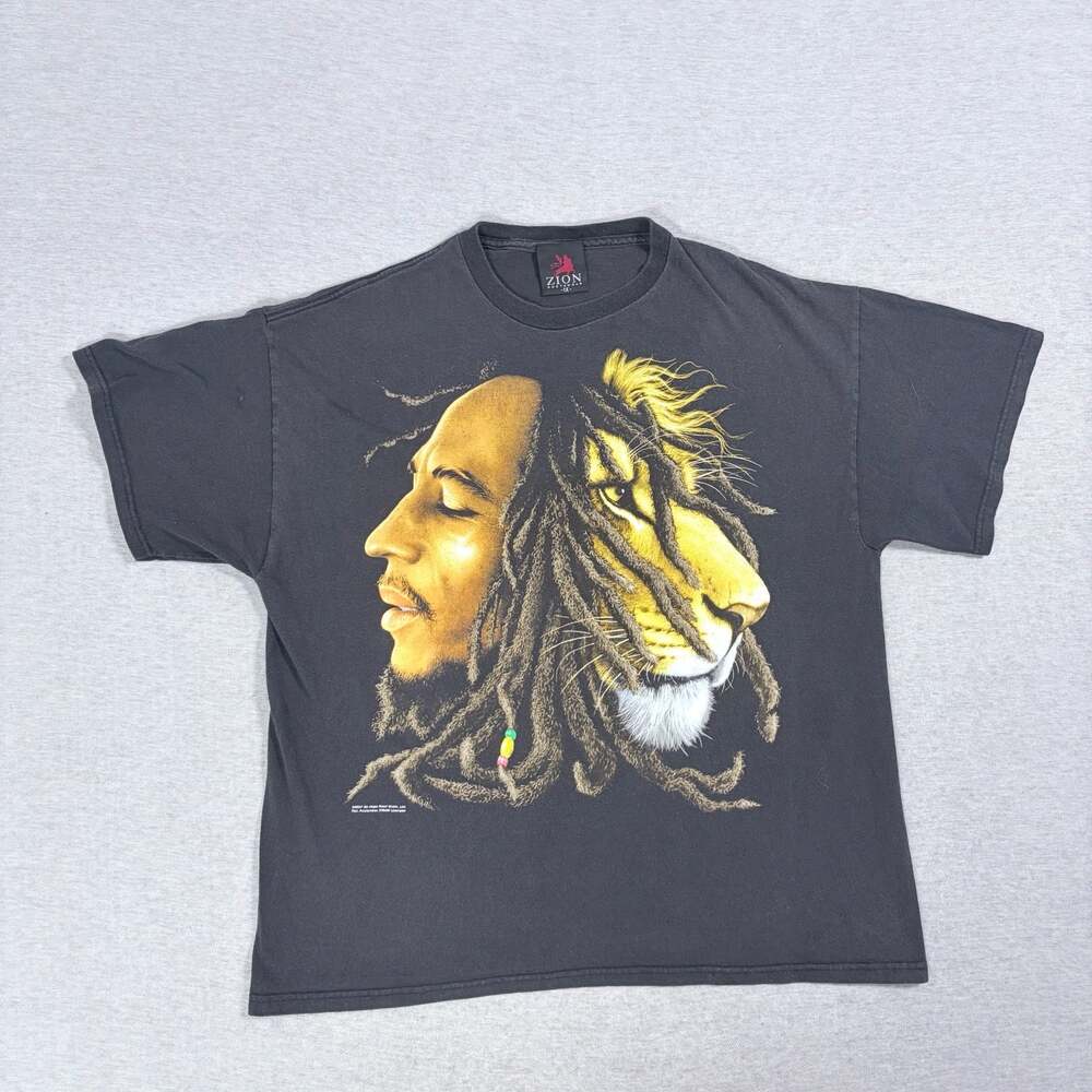 Vintage Y2K 2007 Bob Marley Lion of Judah big head...
